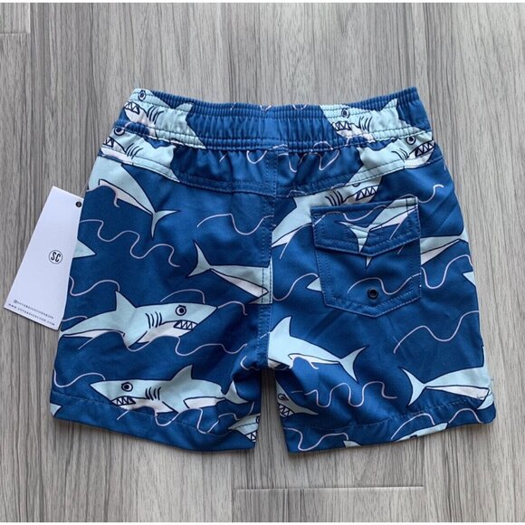 NWT Sovereign Code Shark Board Shorts Swim Trunks - Picture 3 of 6